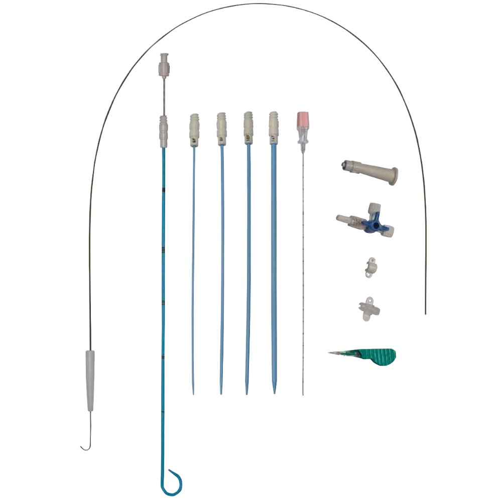 Set de Nefrostomía con Catéter Pigtail 12 CH